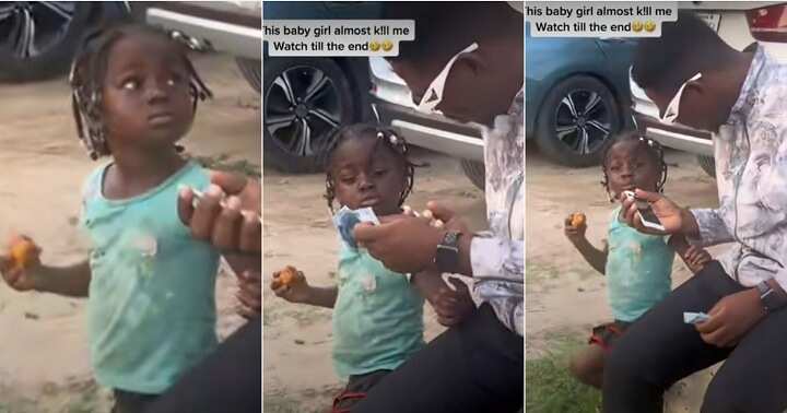 Little girl rejects N1k cash gift