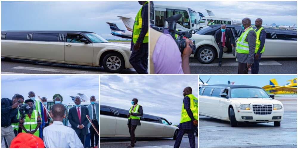 Nigerians react as Pastor Kumuyi of Deeper Life Bible Church storms event in expensive limousine car
