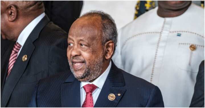 Djibouti President Ismail Omar Guelleh looks on during the 36th Ordinary Session of the Assembly AU in Addis Ababa on February 18, 2023. Photo credit: EDUARDO SOTERAS/AFP via Getty ImagesSource: Getty Images