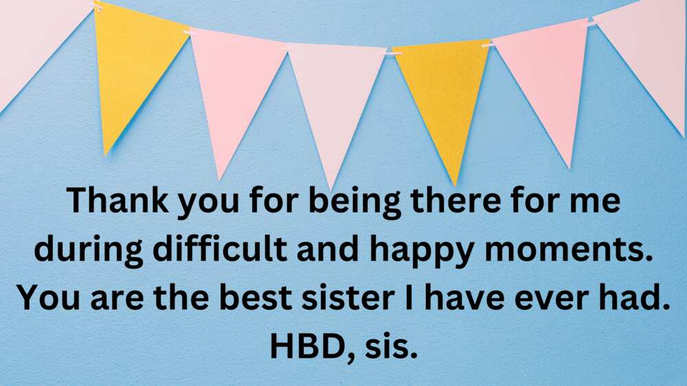 birthday wishes for your sister
