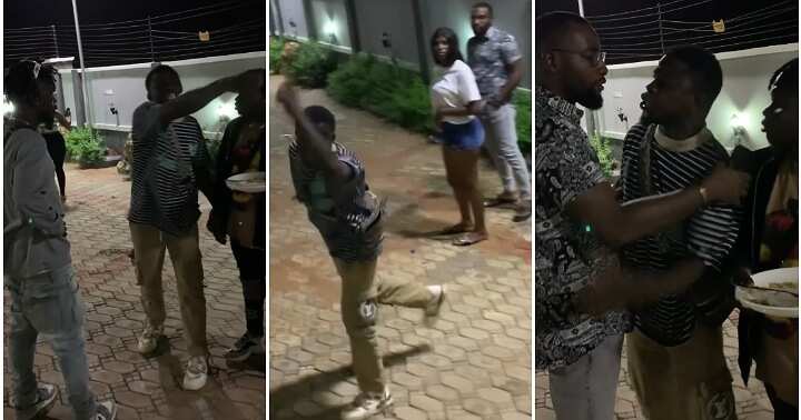 Party jollof rice, man goes crazy, spray money