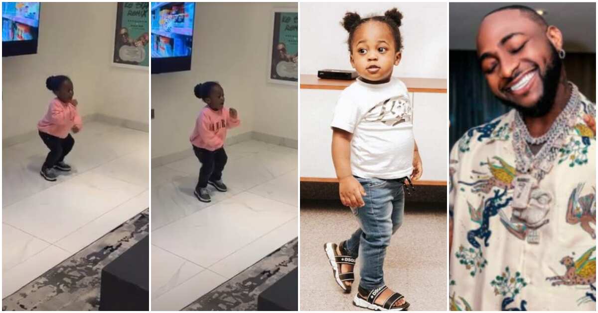 Watch as Davido's son Ifeanyi shows off dance moves ahead of 3rd birthday