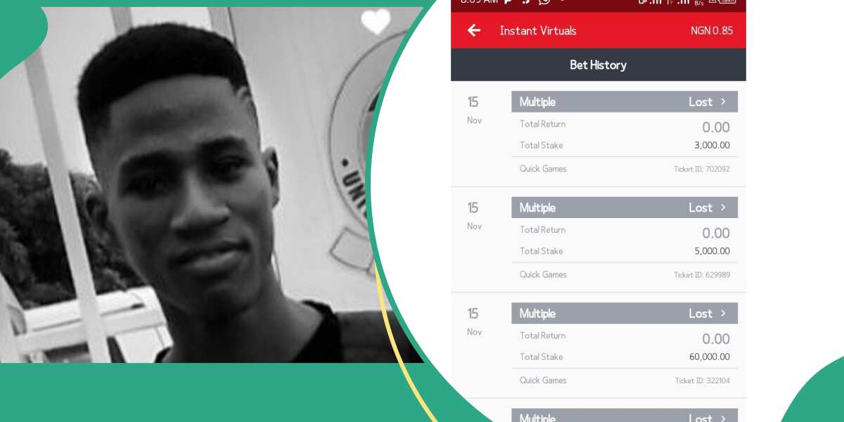 "Please I need urgent help": Student cries out for financial assistance after he lost entire school fees to betting