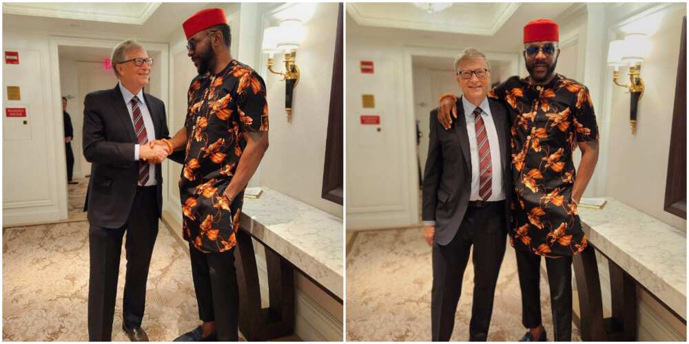 Ebuka and Bill Gates