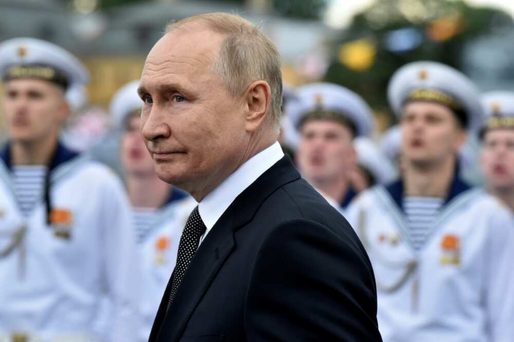 Russian President Vladimir Putin dismisses Ukrainian nationhood as a historical fallacy