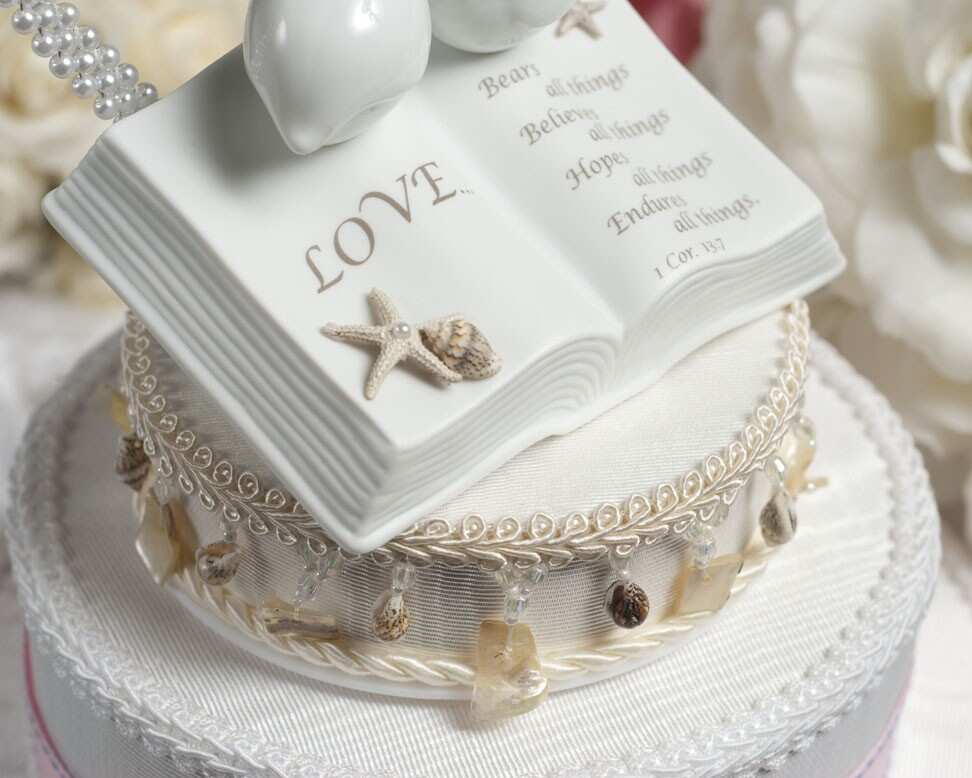 Wedding bible cake