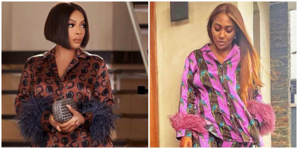 Photos of Lilian Esoro and Toke Makinwa.