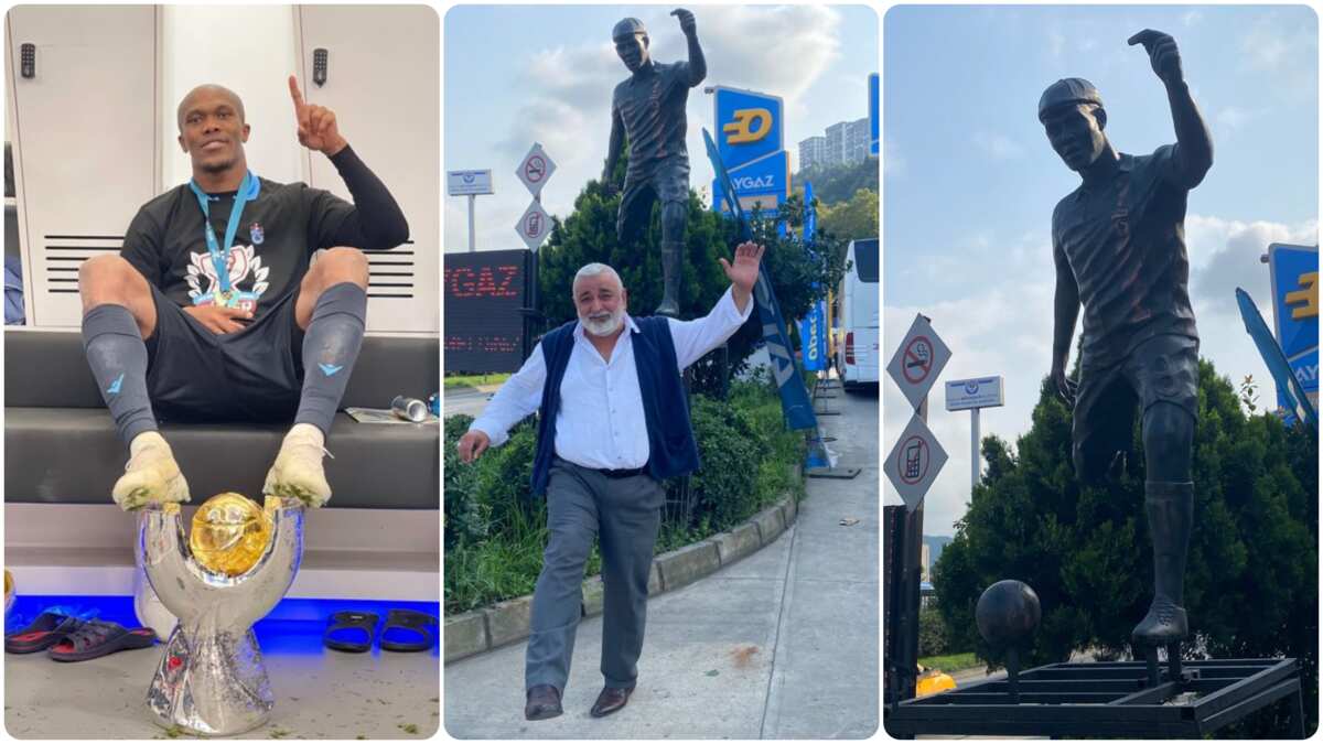 Jubilation as statue of Nigerian football star unveiled in top European country