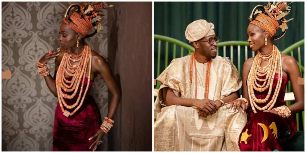 Photos of a Nigerian couple.