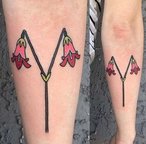 Linnea Flower Tattoo Thank You Sara Twin Twinflower Flowertattoo