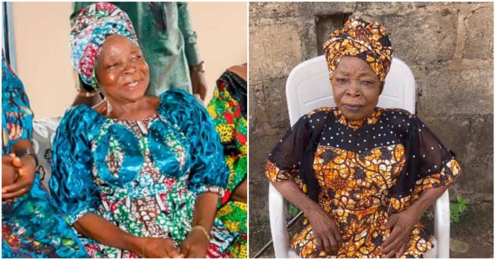 Actress Iya Gbonkan reacts to hew newly completed house.