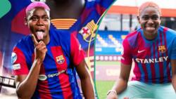 Asisat Oshoala emotionally says goodbye to Barcelona club: "Will forever be grateful for the love"