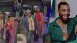 "He won the challenge": D'banj steals the show with dance moves as he and Nasboi vibe to Umbrella