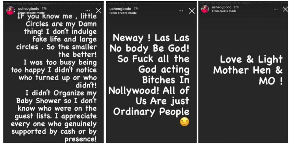 Baby Shower: Uche Ogbodo Wades In As Anita Joseph and Moyo Lawal Continue to Fight Dirty Online