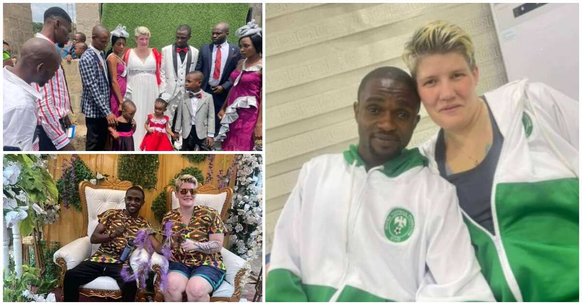 It all started with a hi on Facebook: Oyinbo woman leaves US to wed man in Akwa Ibom, photos go viral