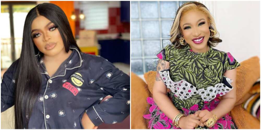 Tonto Dikeh and Bobrisky