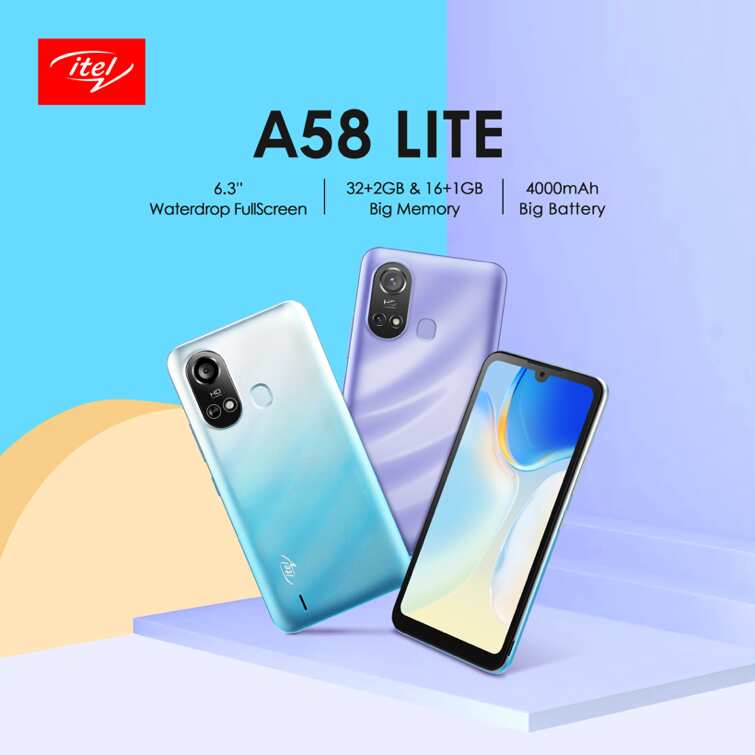 itel A58 Lite: The Bigger Screen, Bigger Battery and Bigger Fashion Smartphone