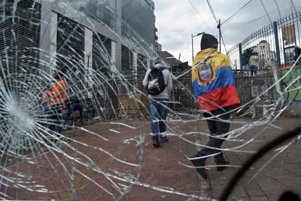 The protests have cost the economy some $50 million per day, according to the government The protests have cost the economy some $50 million per day, according to the government