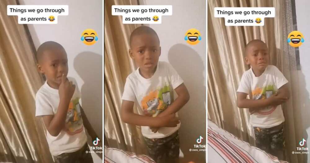 An emotional boy apologised to his mom for getting home late and Mzansi loved it.