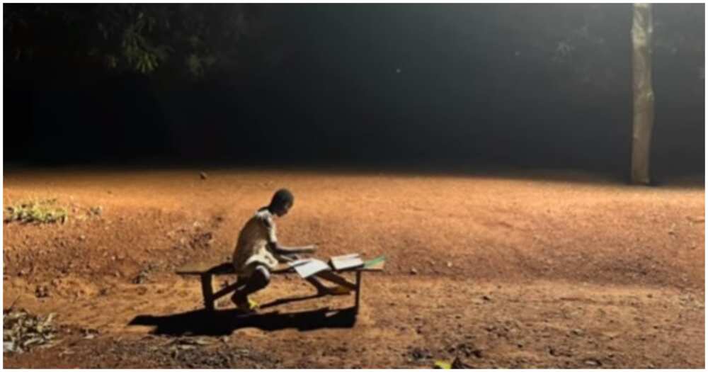 Determined girl spotted learning under solar streetlight needs urgent help; video stirs emotions