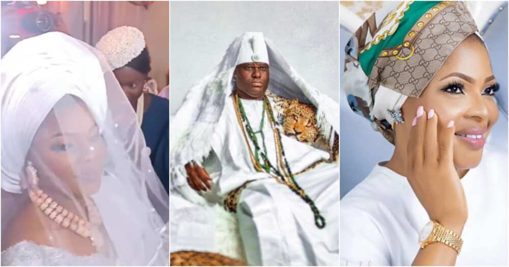 Ooni of Ife and his new bride