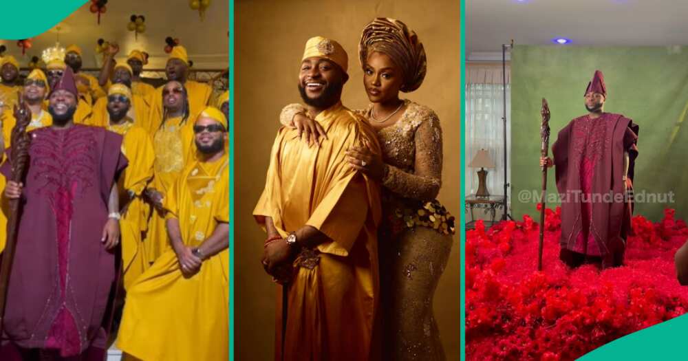 Davido excited about his wedding.