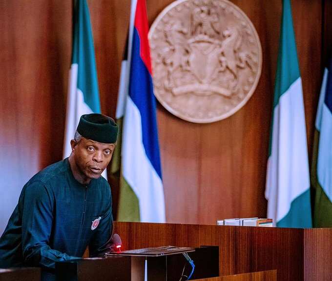 Da duminsa: Sakamakon gwajin Osinbajo ta fito, bai kamu da Coronavirus ba