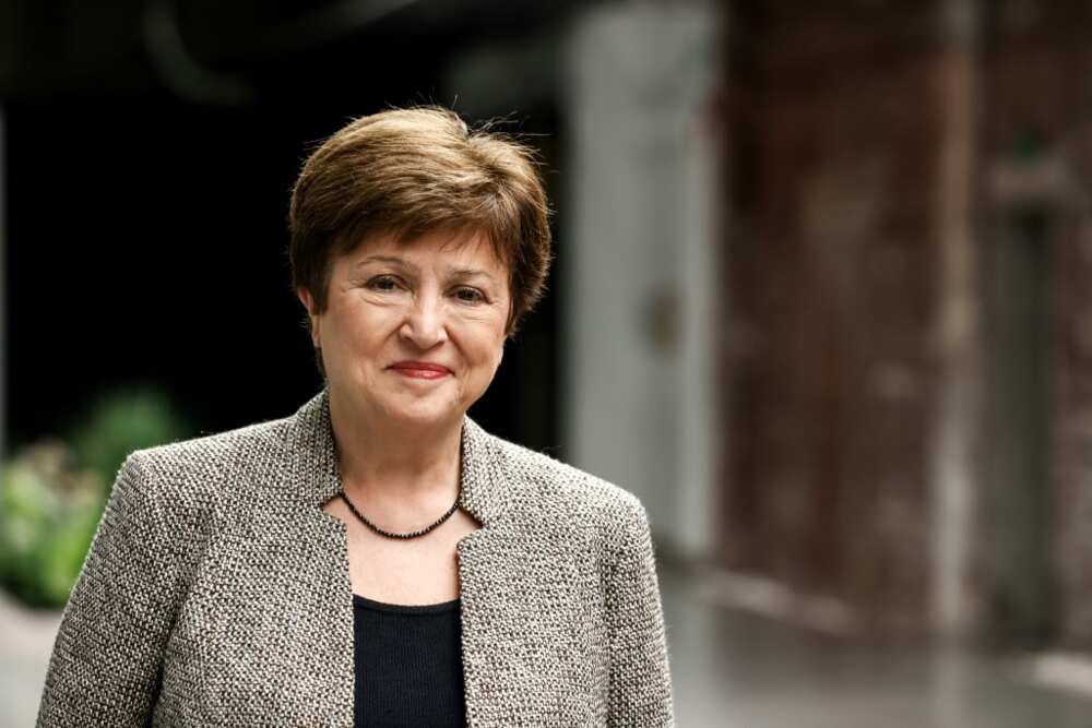 Georgieva during an interview with AFP in Brussels on Thursday
