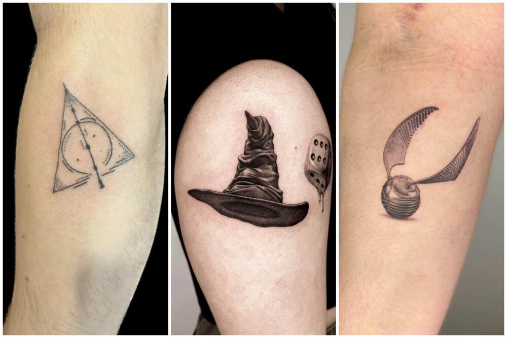 Harry potter tattoos, Elegant tattoos and Harry potter on