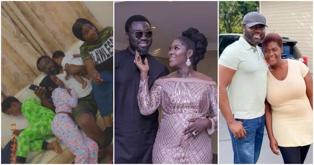 Mercy Johnson and her family Mercy Johnson and her family