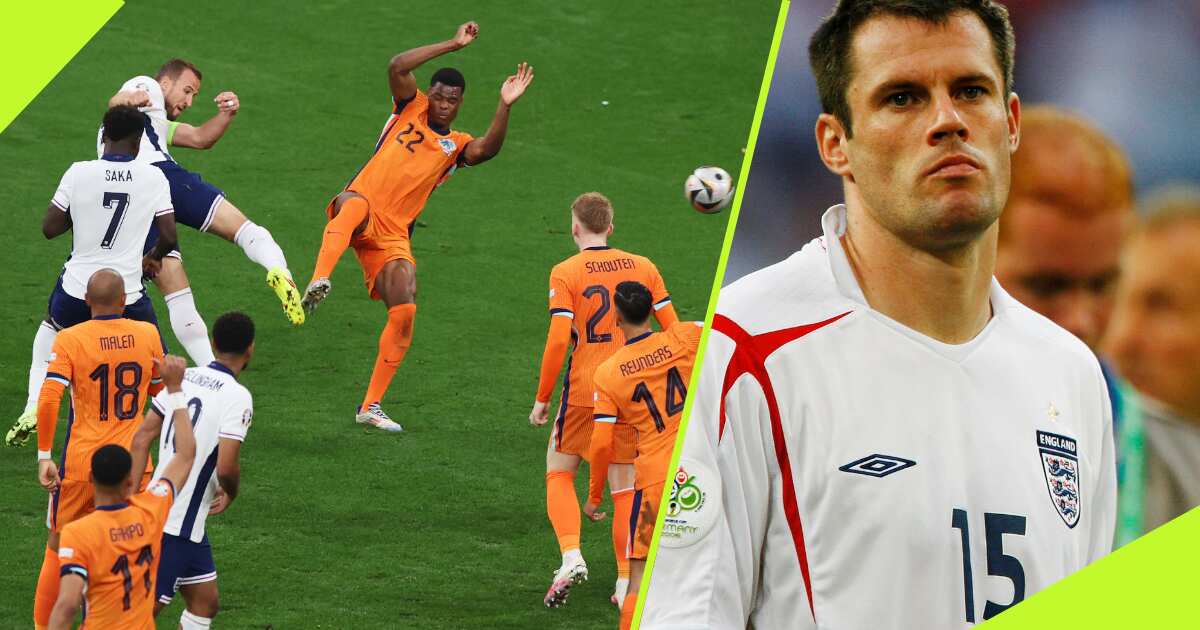 Shocked? England legend Carragher laughs off Harry Kane's penalty against Netherlands in Euro 2024 semis