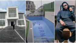 Concerned fans react as Kizz Daniel shows off swimming pool, other views of his mansion in new video