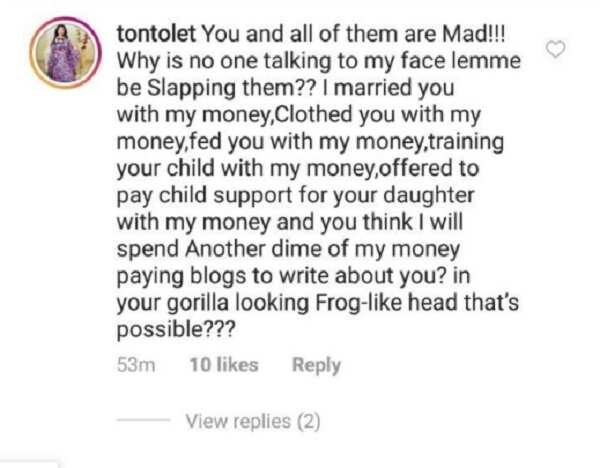 I married you with my money -Tonto Dikeh blasts ex-husband, Olakunle Chirchill