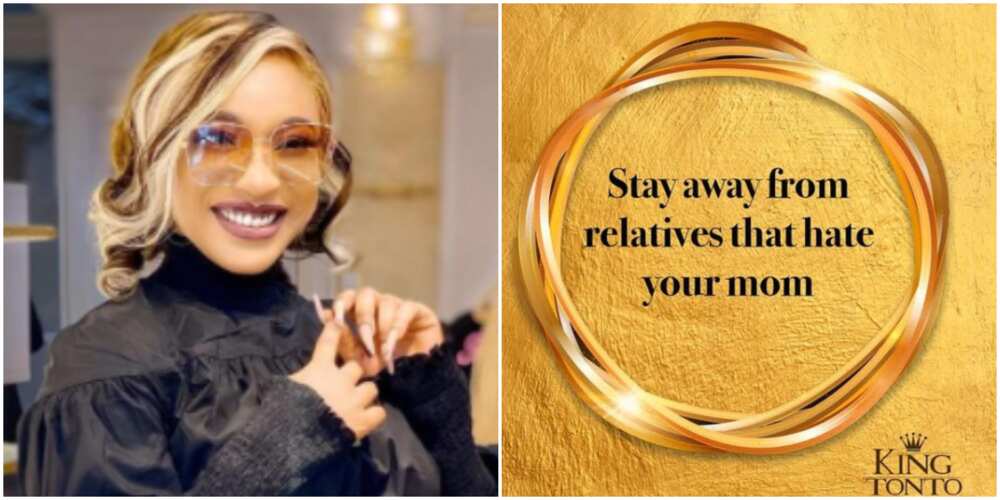 Tonto Dikeh advises fans on social media