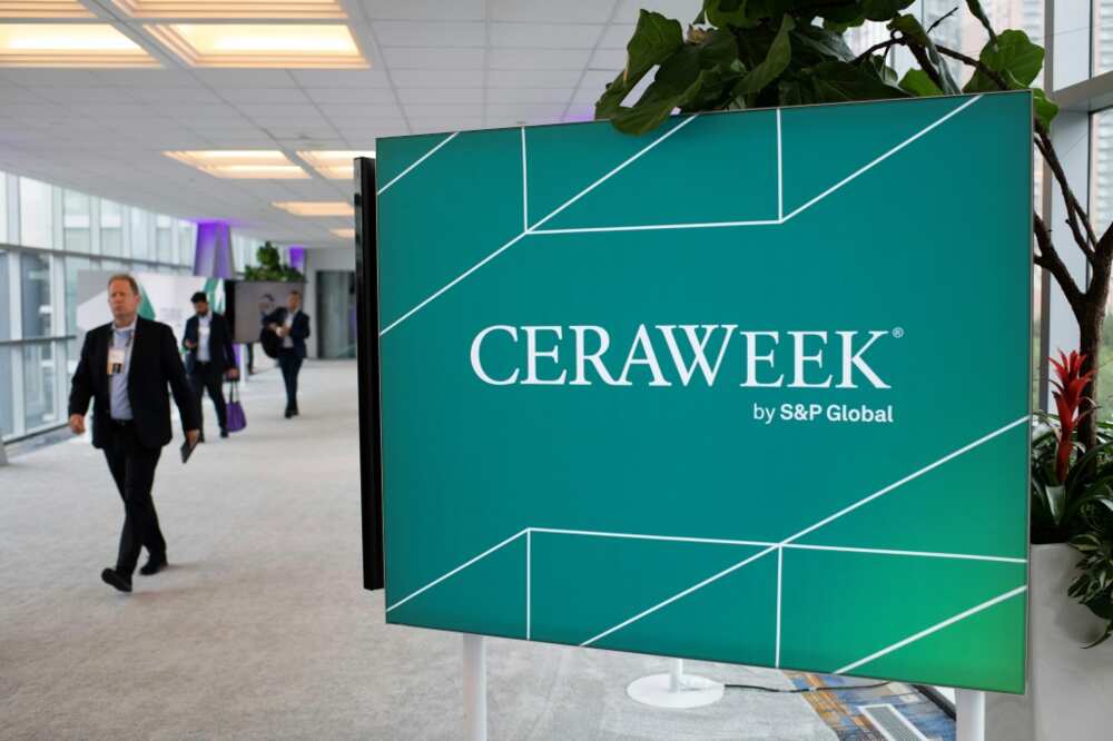 Attendees at the CERAWeek energy conference in Houston, Texas, on March 7, 2023