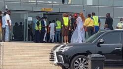 Ebele Obiano spotted at Anambra airport hours after disrupting Soludo's inauguration