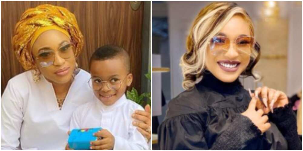 Tonto Dikeh's son becomes owner of cashew plantation on his birthday, actress shares certificate