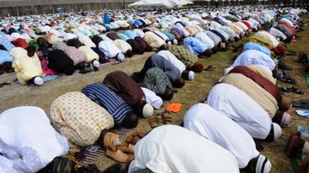 Muslims praying in Lagos, Nigeria. Photo credit: Daily Trust Muslims praying in Lagos, Nigeria. Photo credit: Daily Trust