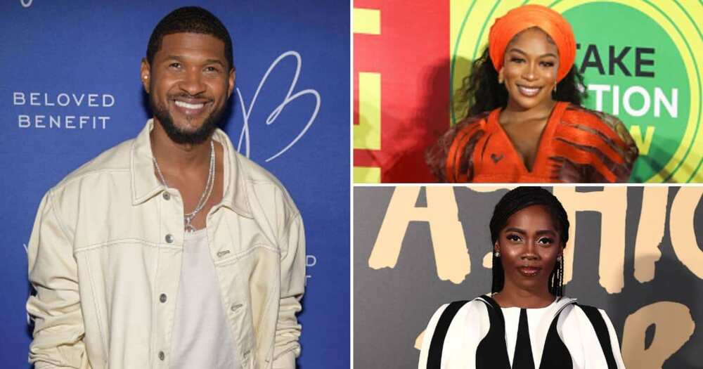 Usher, Nomzamo Mbatha, Tiwa Savage