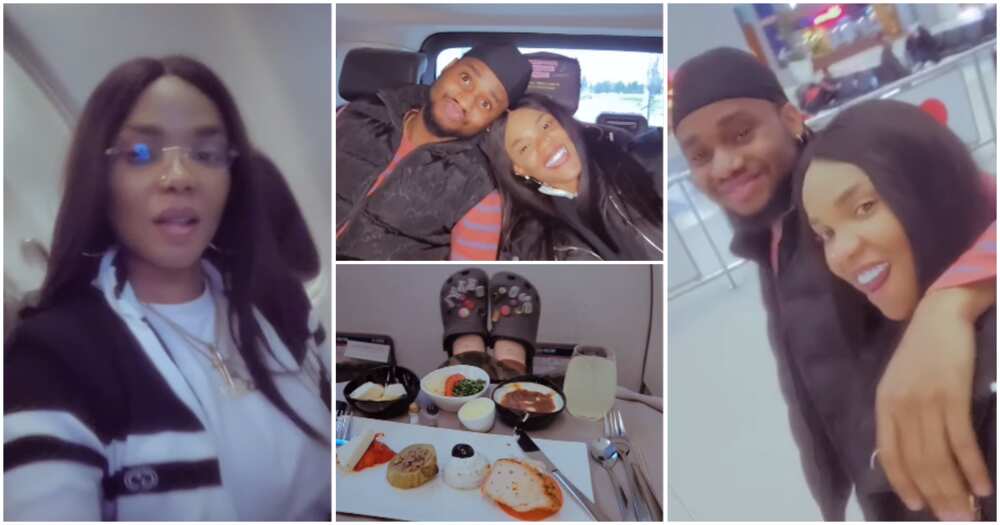 Iyabo Ojo visits son abroad. Iyabo Ojo visits son abroad.