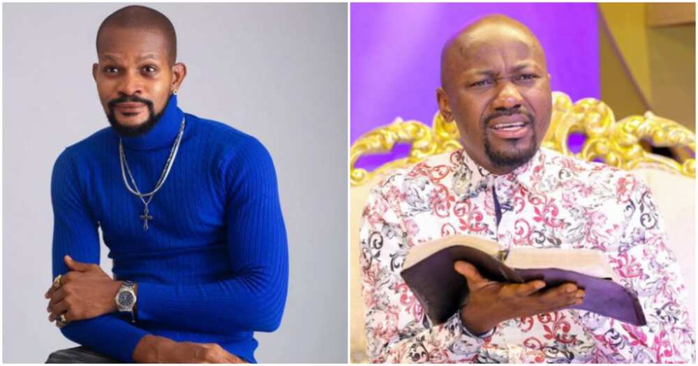 Actor Uche Maduagwu and cleric Apostle Suleman