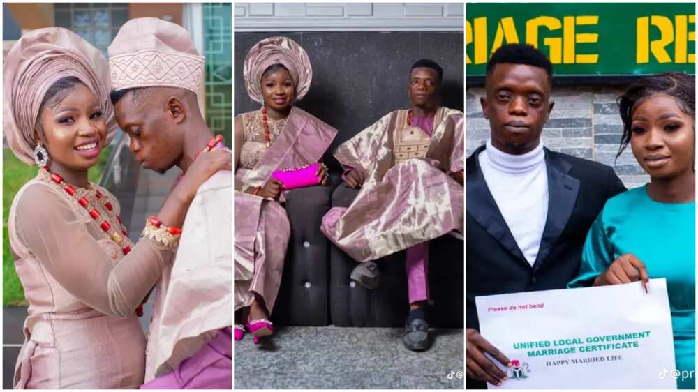 Beautiful married couple/lovers in traditional attires.