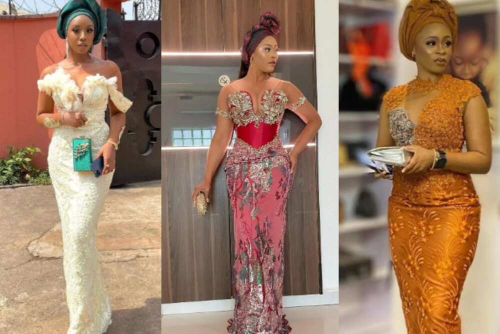 aso ebi lace styles for wedding