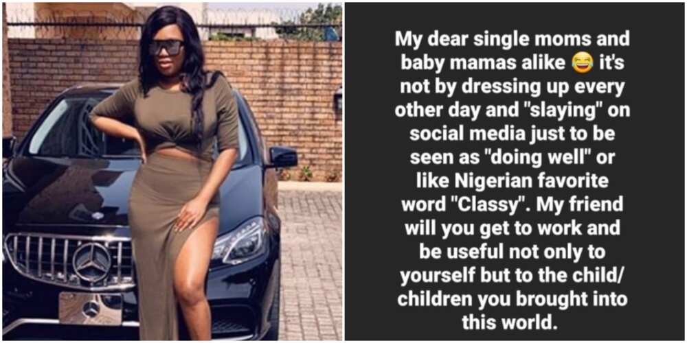 Ubi Franklin's 4th baby mama drops words of advice for women in her shoes