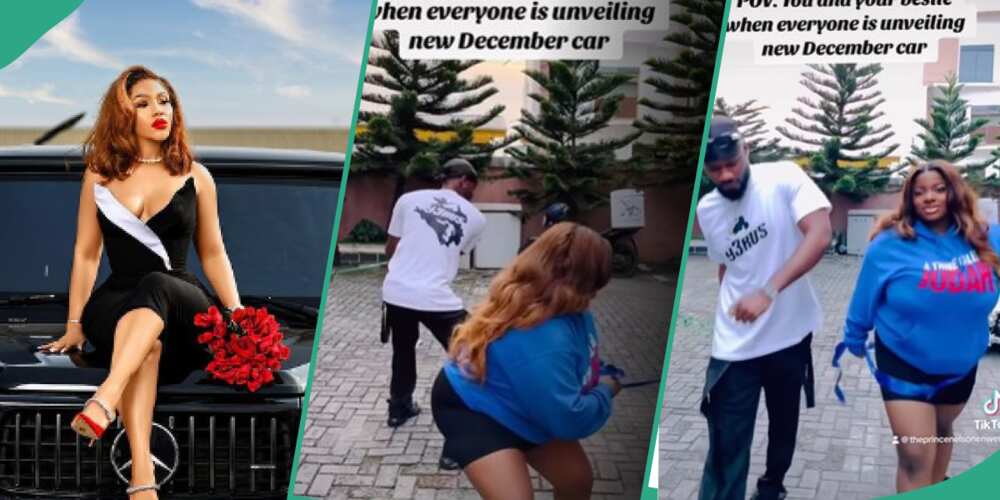 BBN star Prince and Dorathy troll Mercy Eke's over car unveiling challenge