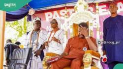 “Setting record straight”: Prominent Yoruba monarch reacts after Pastor Adeboye sat on his royal chair