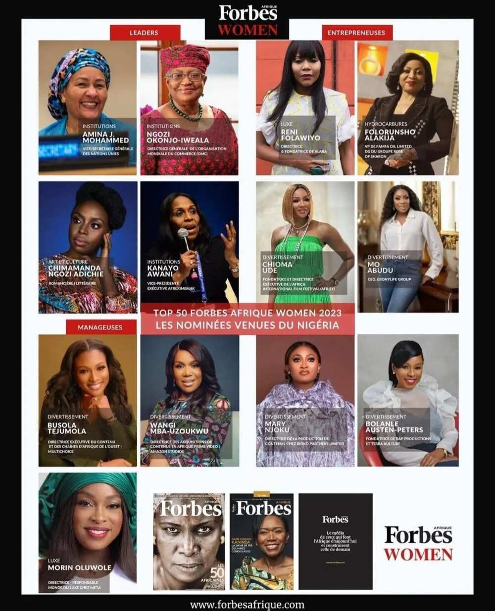 Forbes Nigerian women