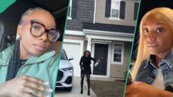 "Use it as collateral": Lady buys big house abroad at 22, celebrates as she becomes latest landlady