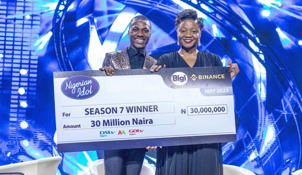 Progress Emerges Winner of Nigerian Idol Season 7, Applauds Bigi for Refreshing Moments