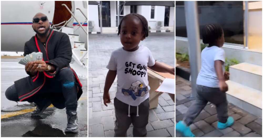 Davido hails his son Ifeanyi as a billioanaire